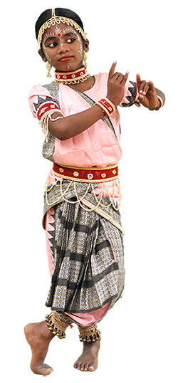 Gotipua dancer: Krishna playing bansuri flute
